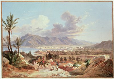 Palermo di Belmonte, um 1831 von Carl Wilhelm Goetzloff